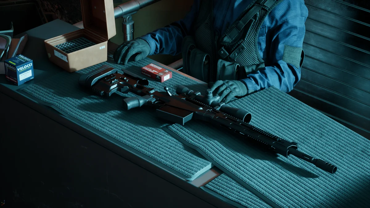 SS-C on an equipment workbench in NULL SECTOR
